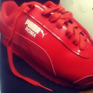 Puma Men's Roma Patent Sneakers